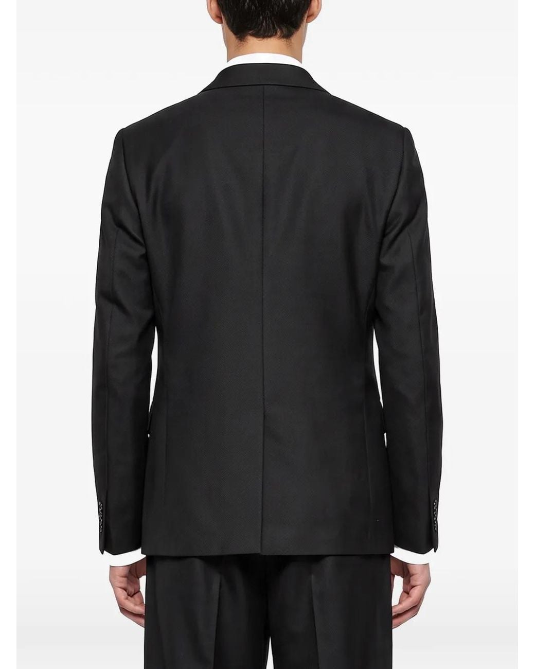 Comme des Garçons Black Cut-Out Single-Breasted Blazer for men