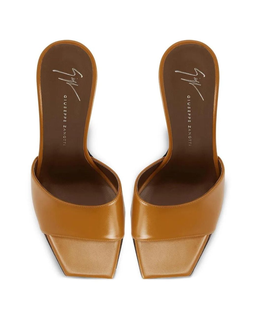 Giuseppe Zanotti Brown Sandales Talia Mule 90 Mm