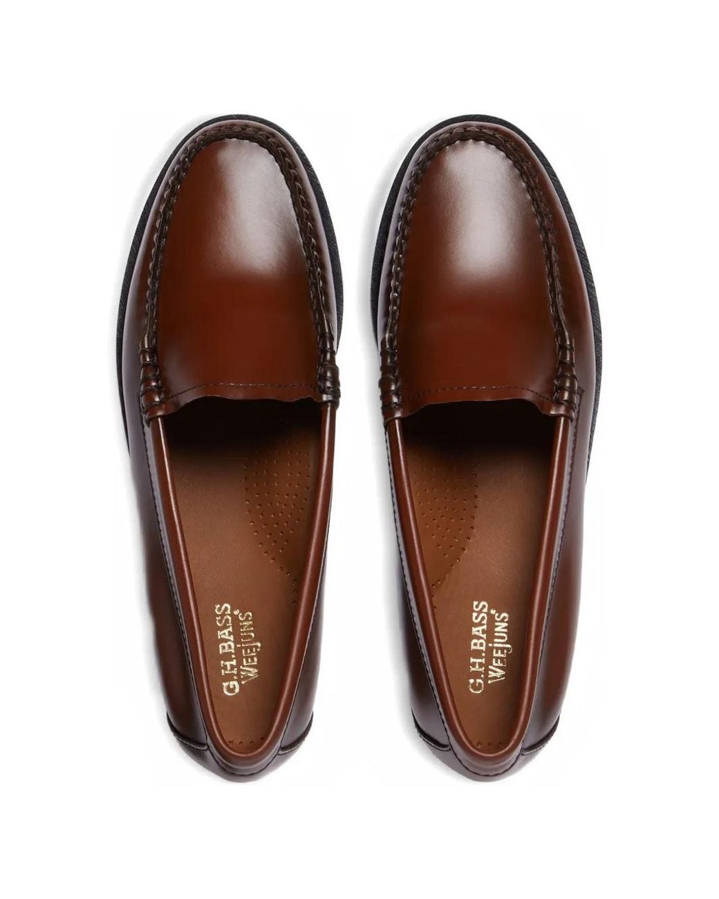 G.H.BASS Brown Weejuns Venetian Loafers