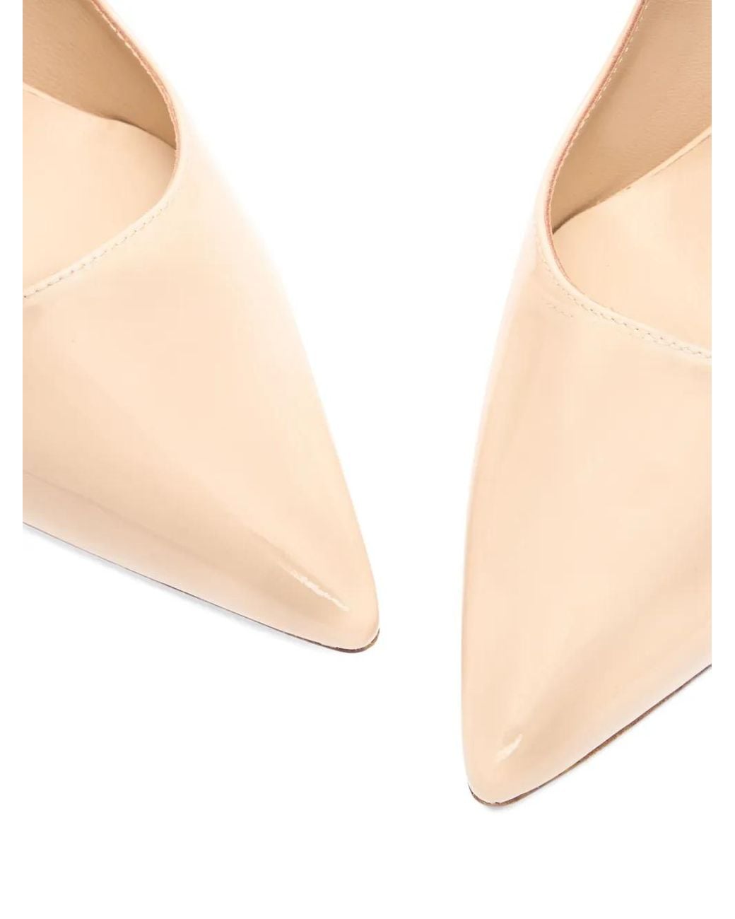Stuart Weitzman Pink 100Mm Stuart Power Pointed-Toe Patent Pumps