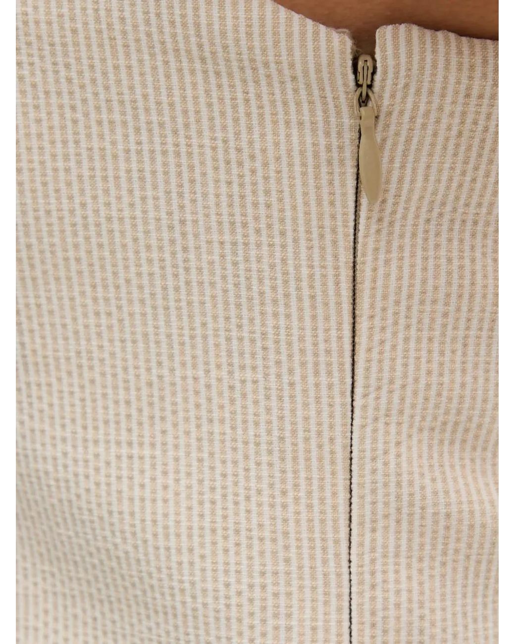 DKNY White Square-Neck Top
