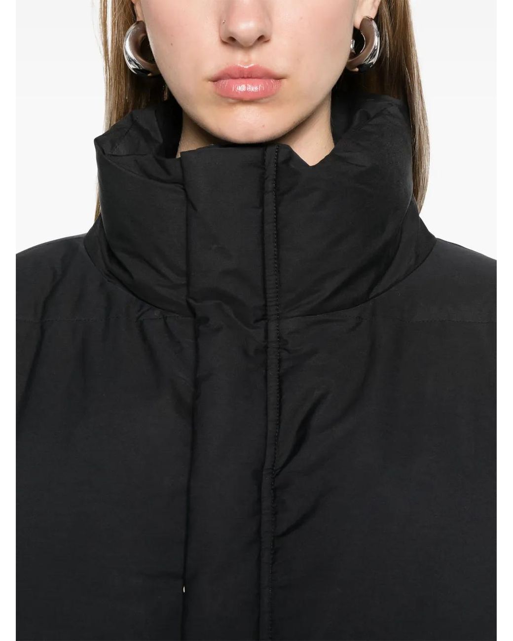 Henrik Vibskov Black Quilted Oversized Coat