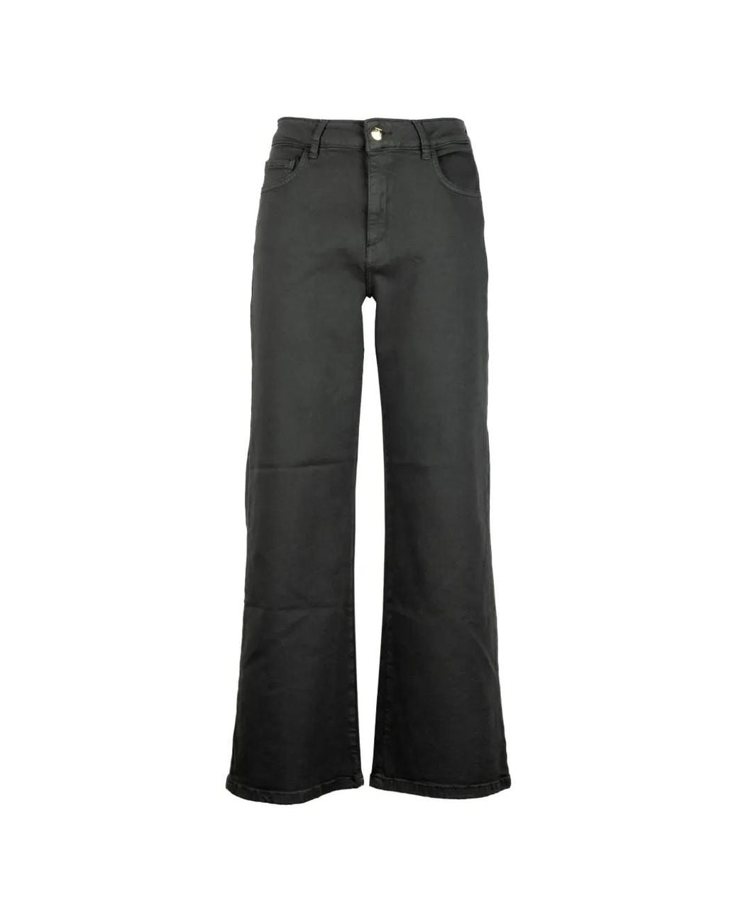 Emme Black Wide-Leg Jeans