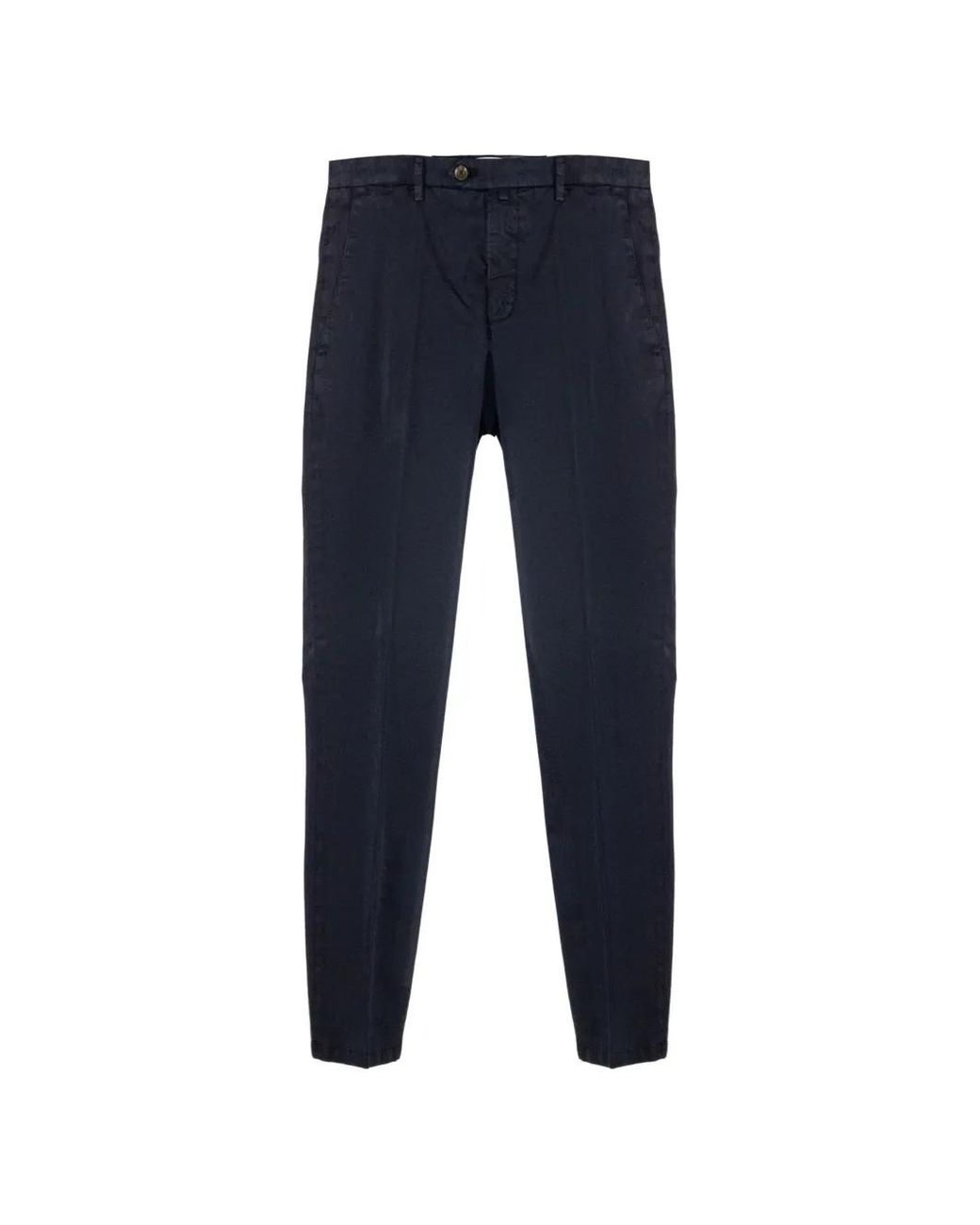 Briglia 1949 Blue Belt Loops Trousers for men