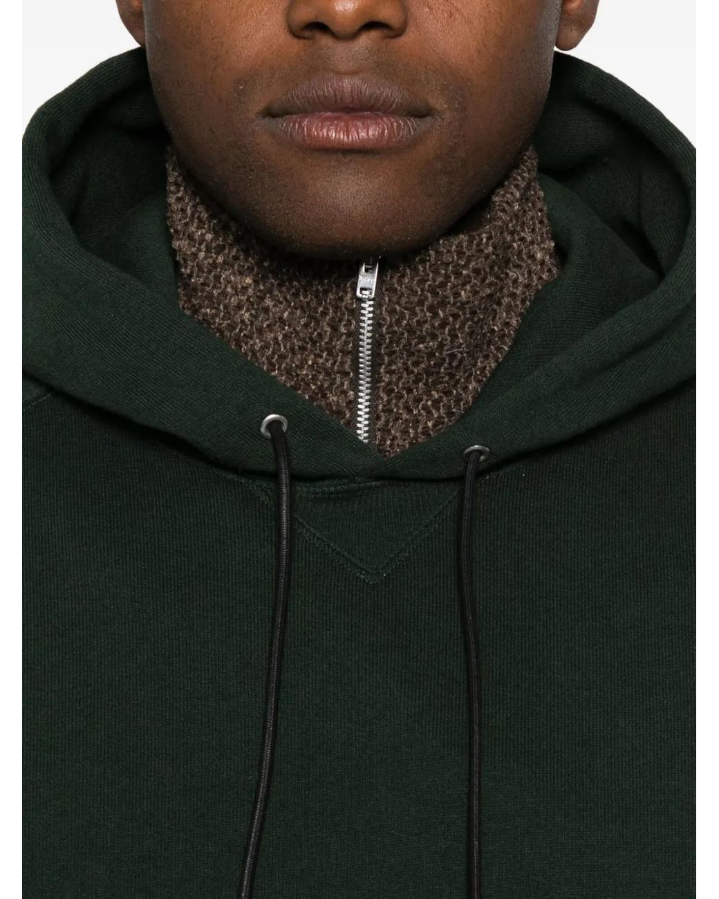 Sacai Green X Carhartt Wip Pocketed Hoodie
