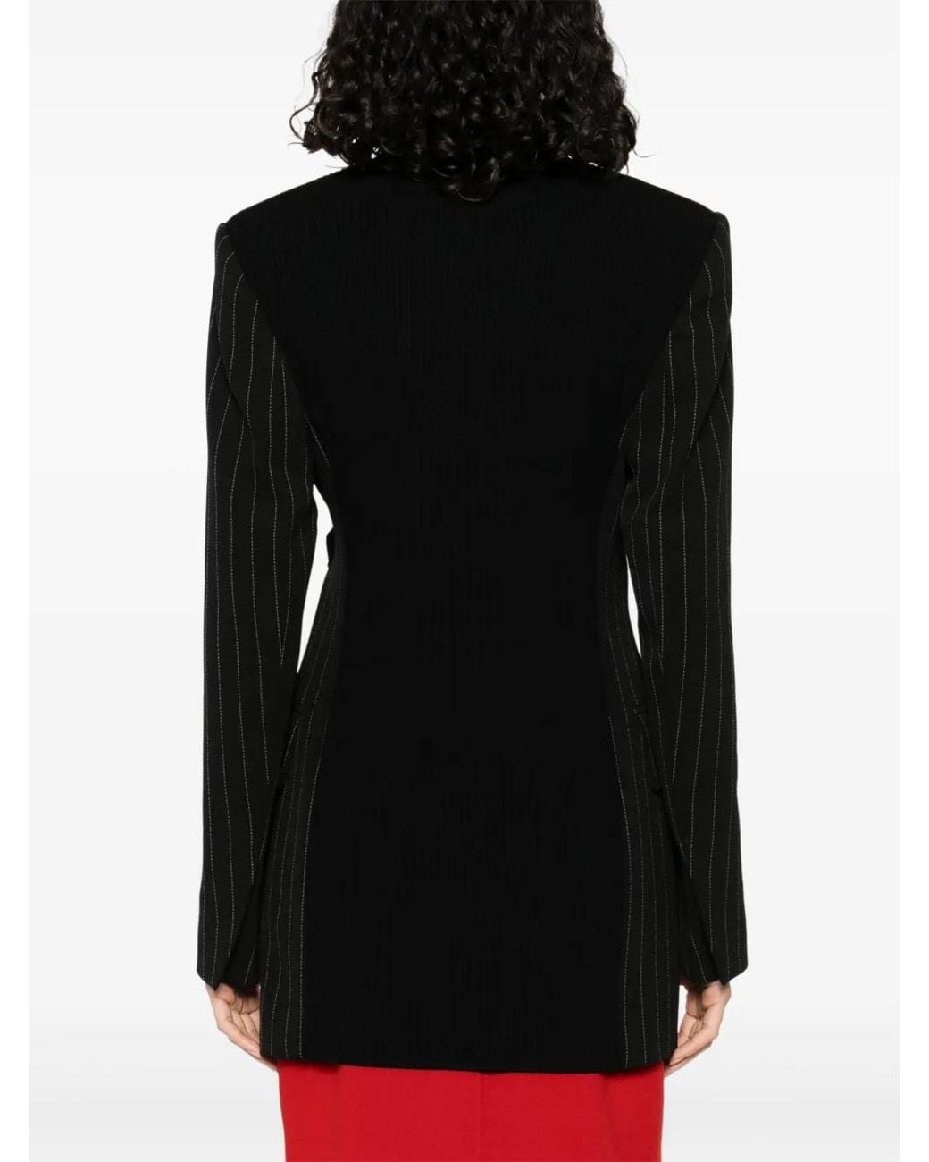 Blazer A Rayas Diplomáticas Sportmax de color Black
