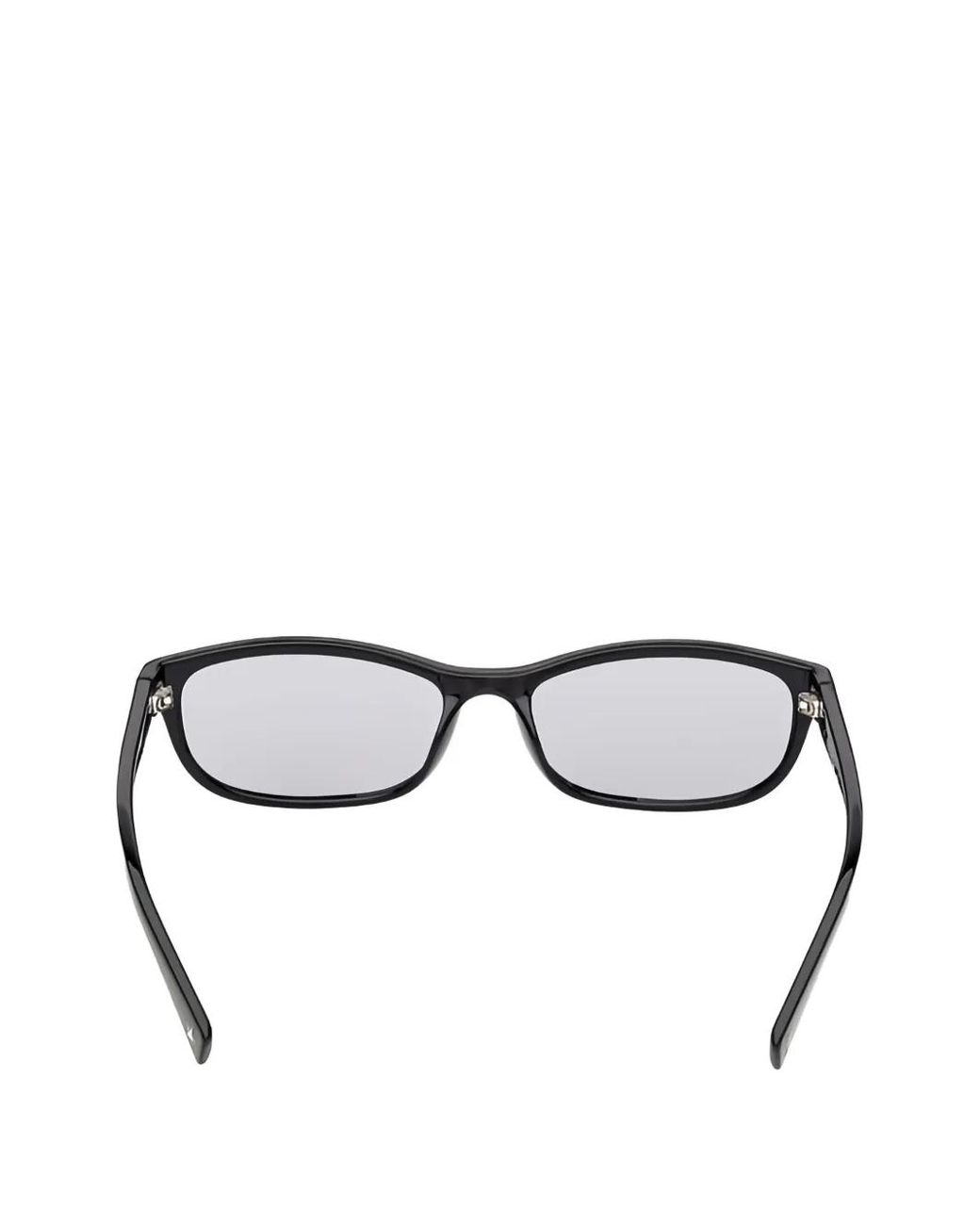 Guess Black Rectangle Metal Sunglasses