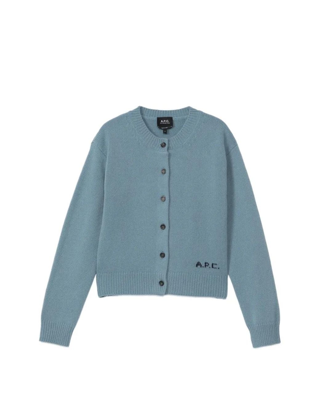 A.P.C. Blue Lila Cardigan