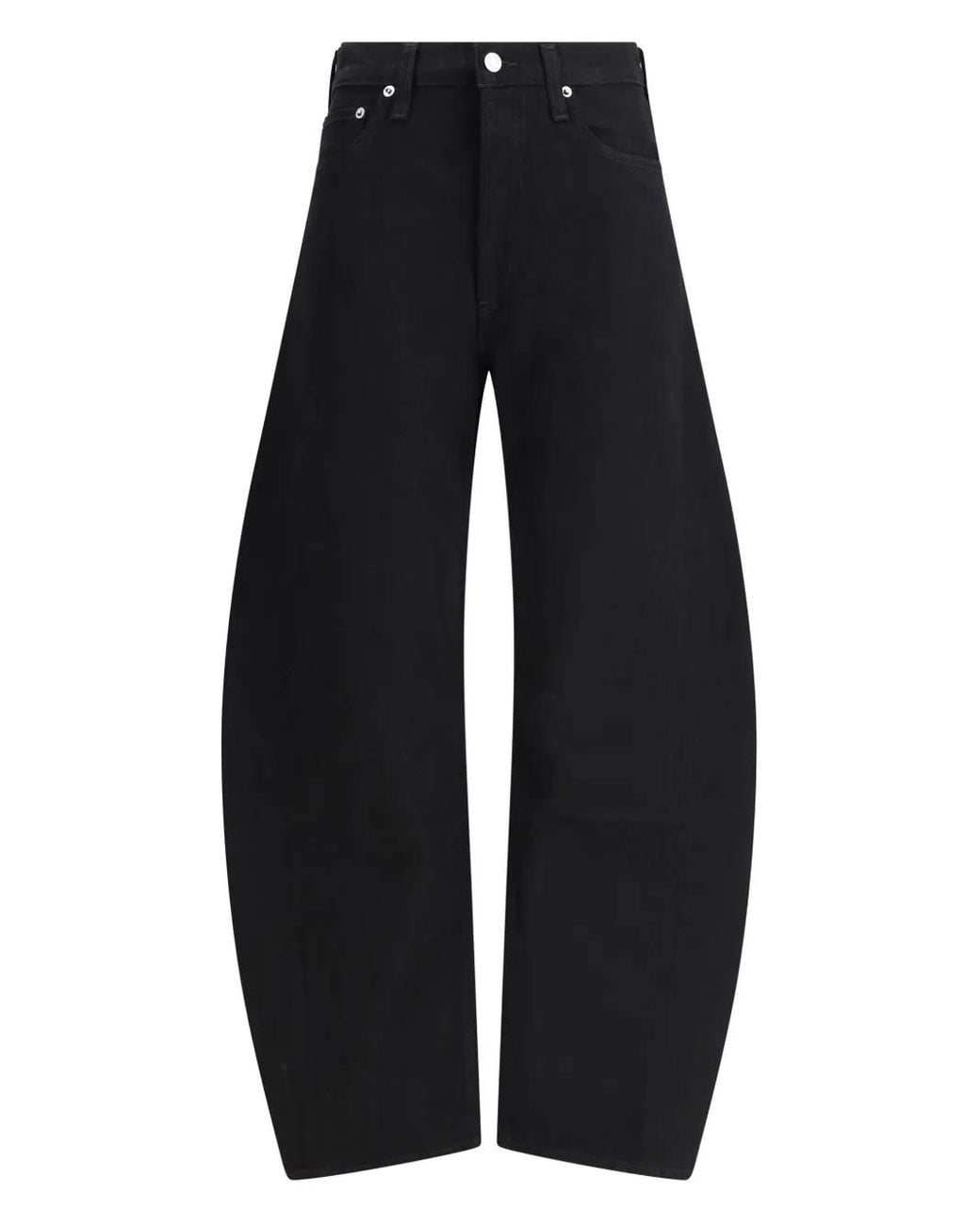 Agolde Blue Luna Logo-Patch Jeans