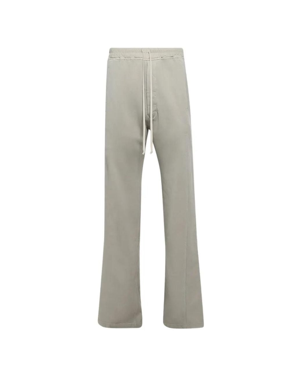 Rick Owens Gray Pusher Wide-Leg Trousers for men