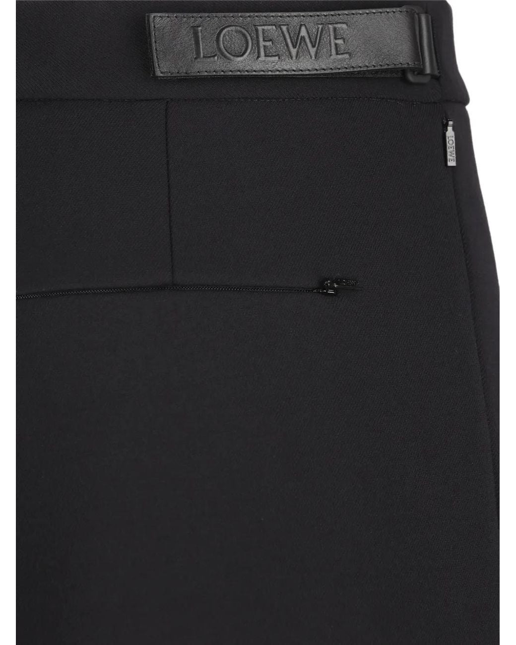 Loewe Black Tailored Tapered Trousers for men