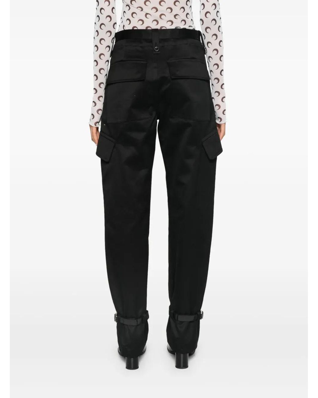 Sacai Black Belted Cargo Pants