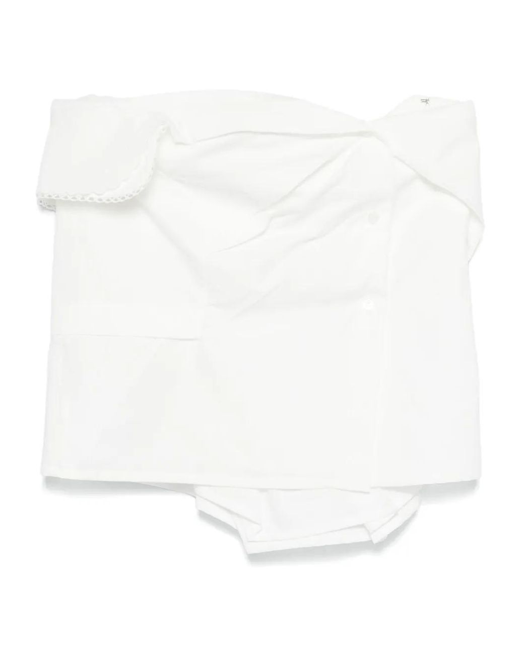 Miu Miu White Poplin Top