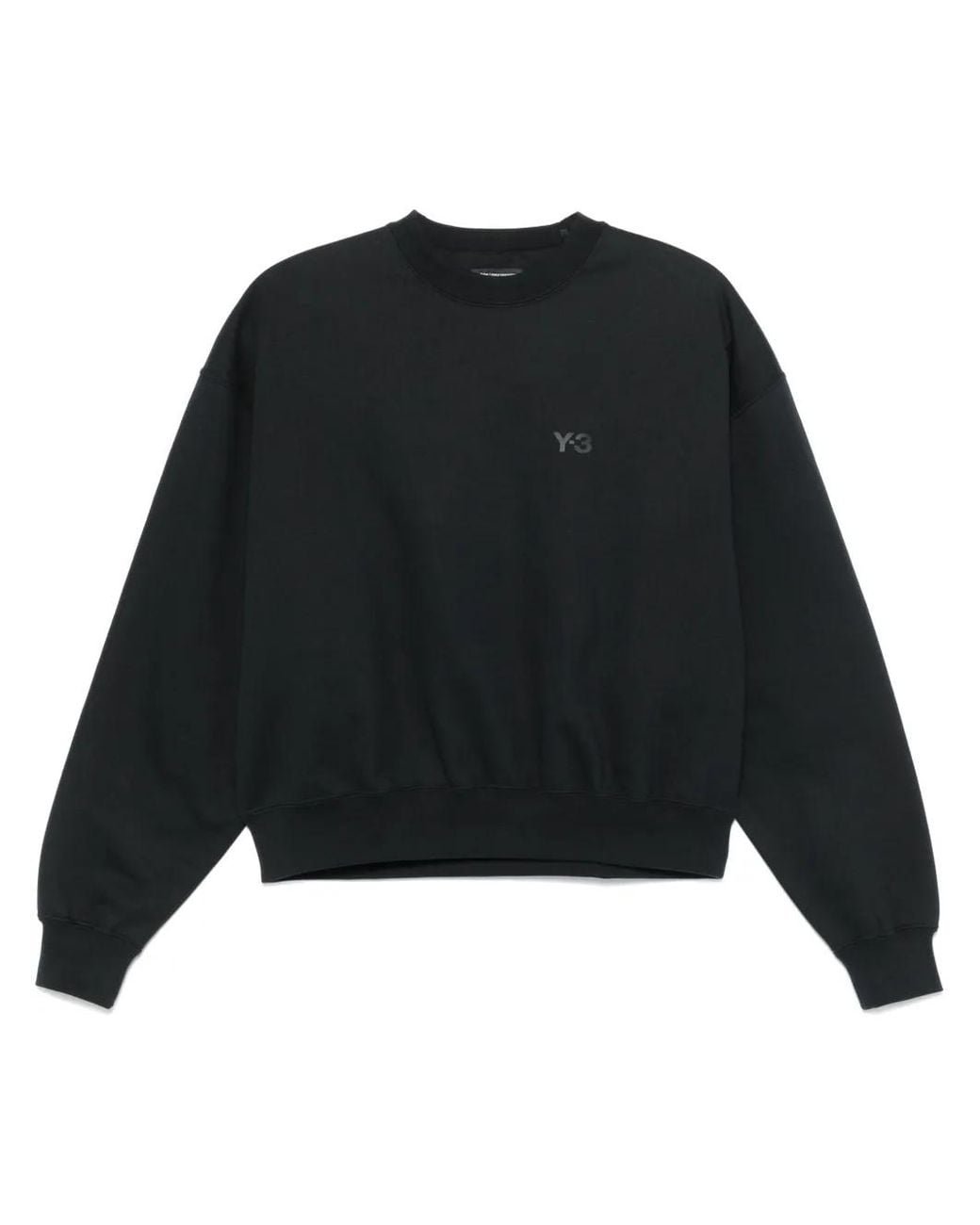 Y-3 Black X Adidas Logo-Print Sweatshirt
