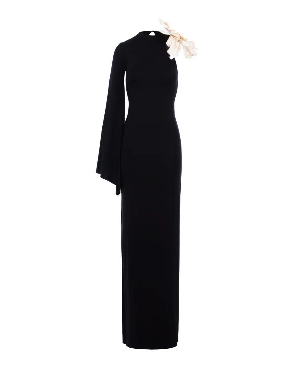MANURI Dina Darling One-Shoulder Maxi Dress in Black | Lyst