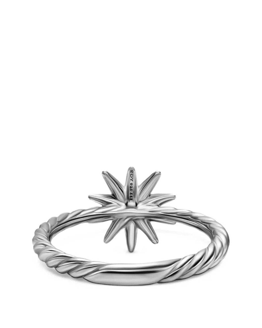 David Yurman White Starburst Diamond Ring