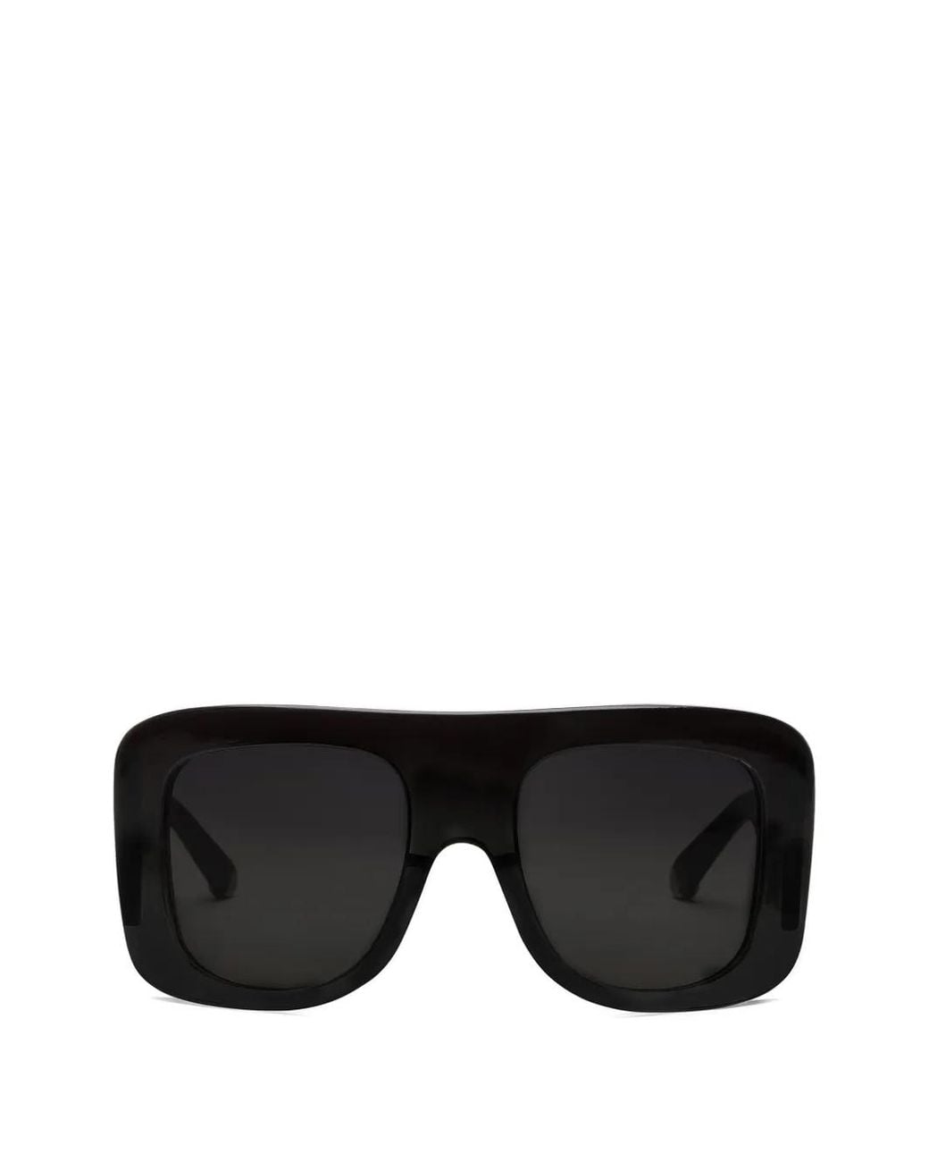 Stella McCartney Black Chunky Square-Frame Sunglasses