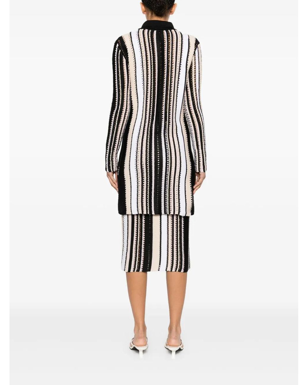 Missoni Gestreepte Jas in het Black