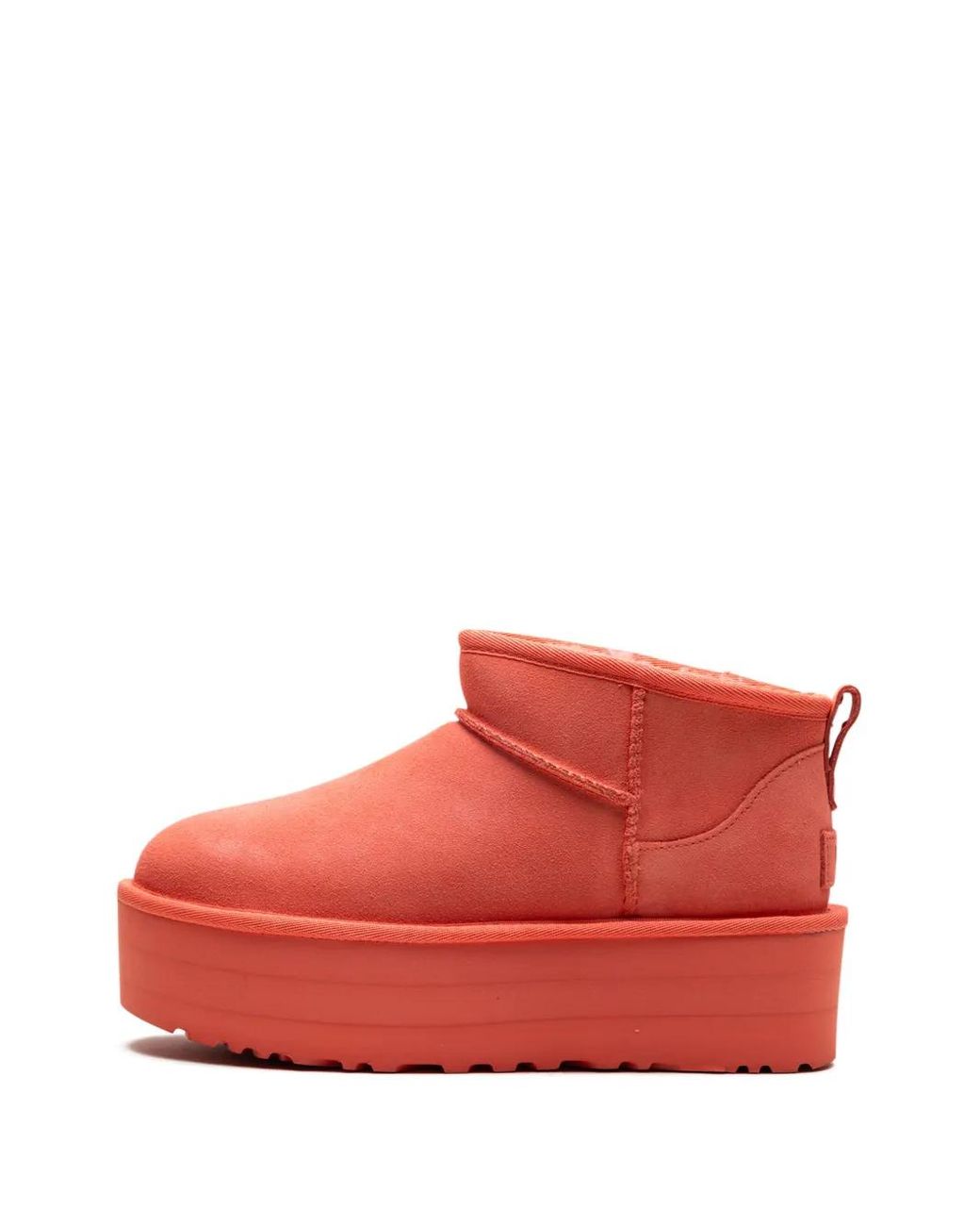 Ugg Red Classic Ultra Mini Platform Boots
