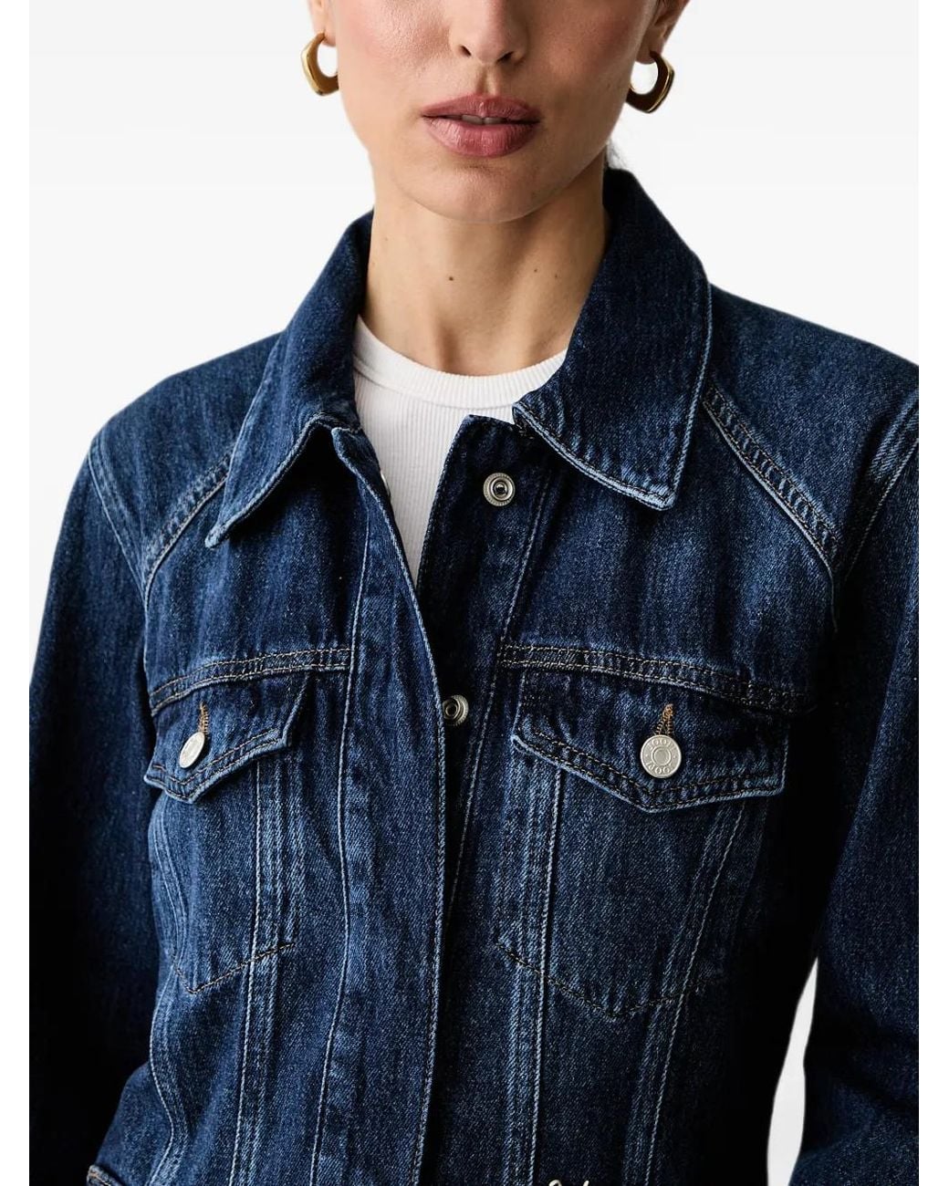Joop! Blue Flap-Pocket Denim Jacket