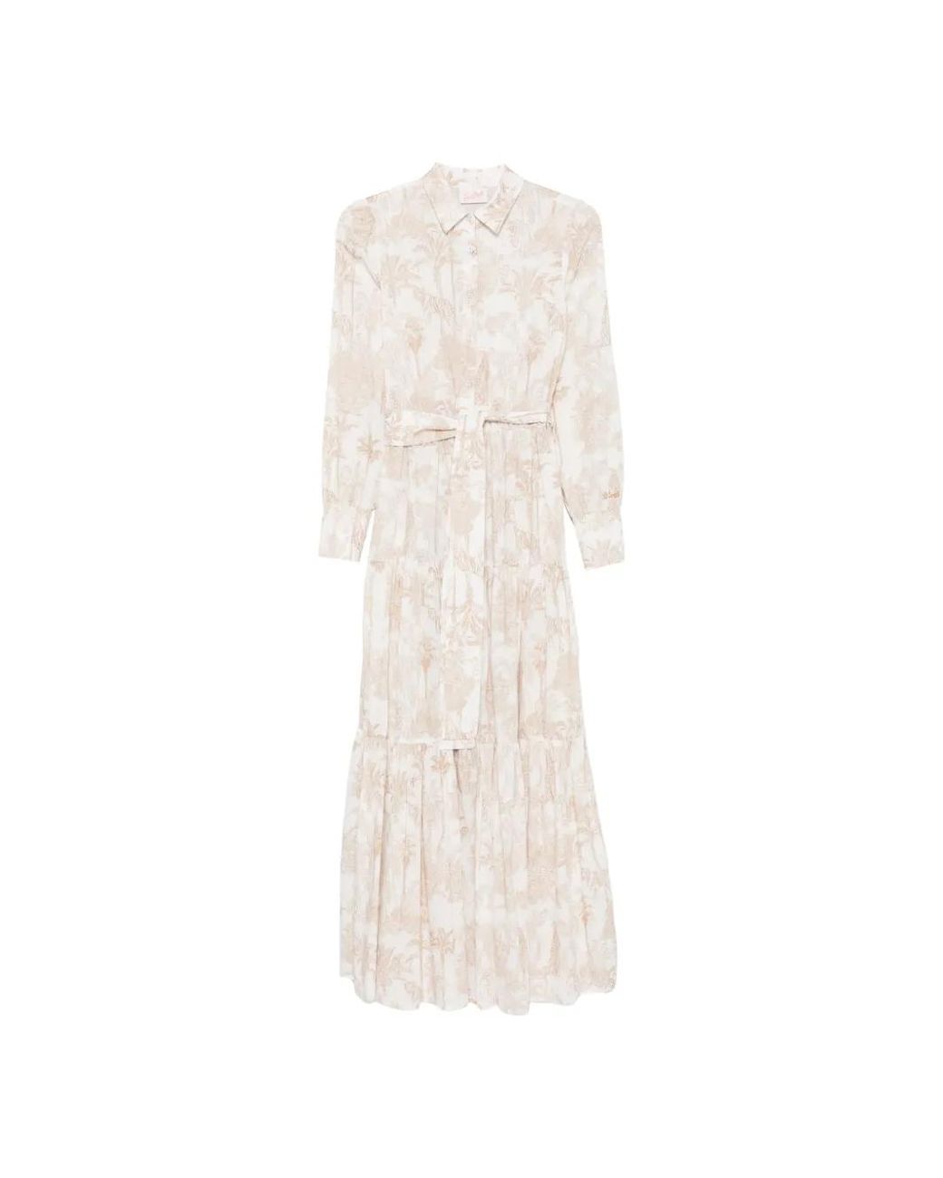Mc2 Saint Barth White Jensen Long Dress