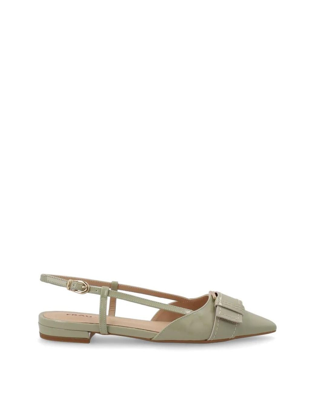 Frau Metallic Buckle-Detail Pumps