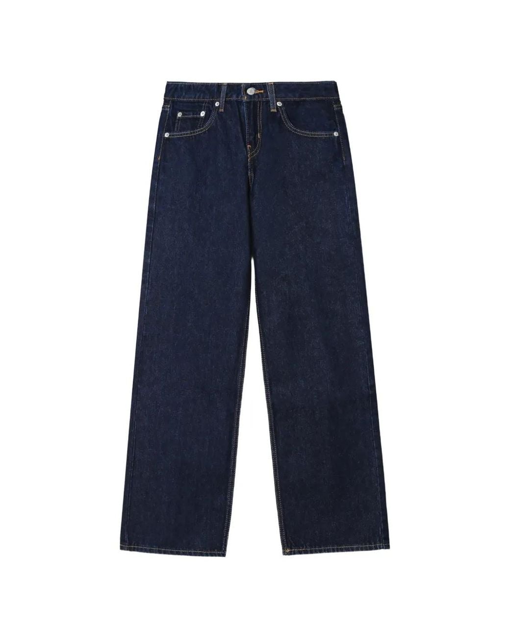 Levi's Blue Low-Rise Loose-Fit Jeans