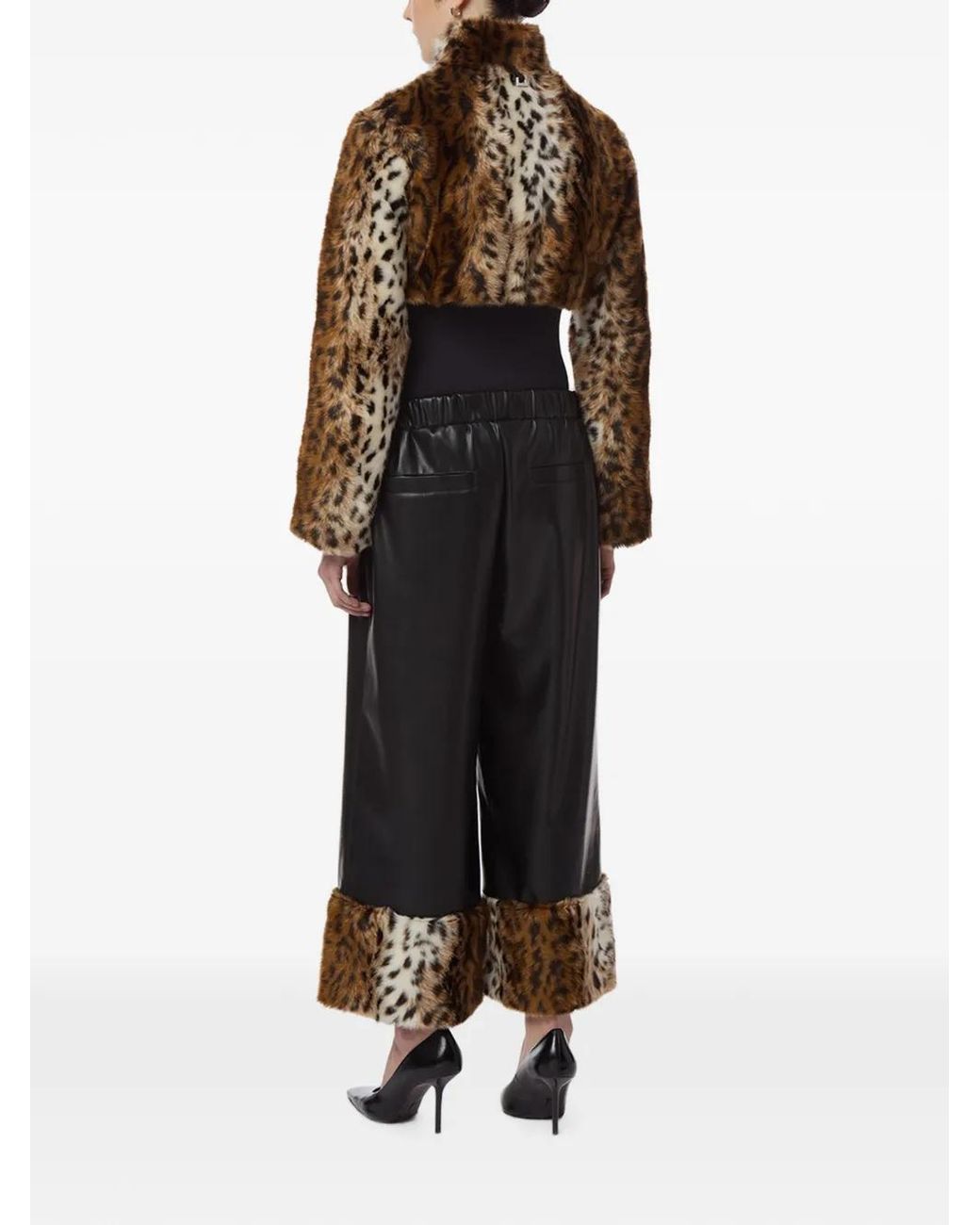 Apparis Brown Odette Leopard-Print Jacket