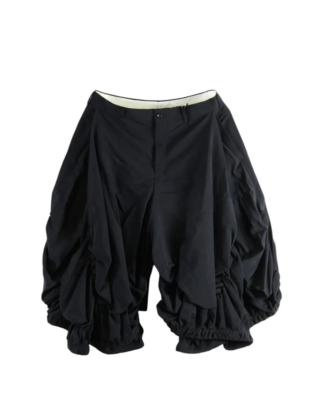 Comme des Garçons Black Gathered Balloon-Leg Trousers for men