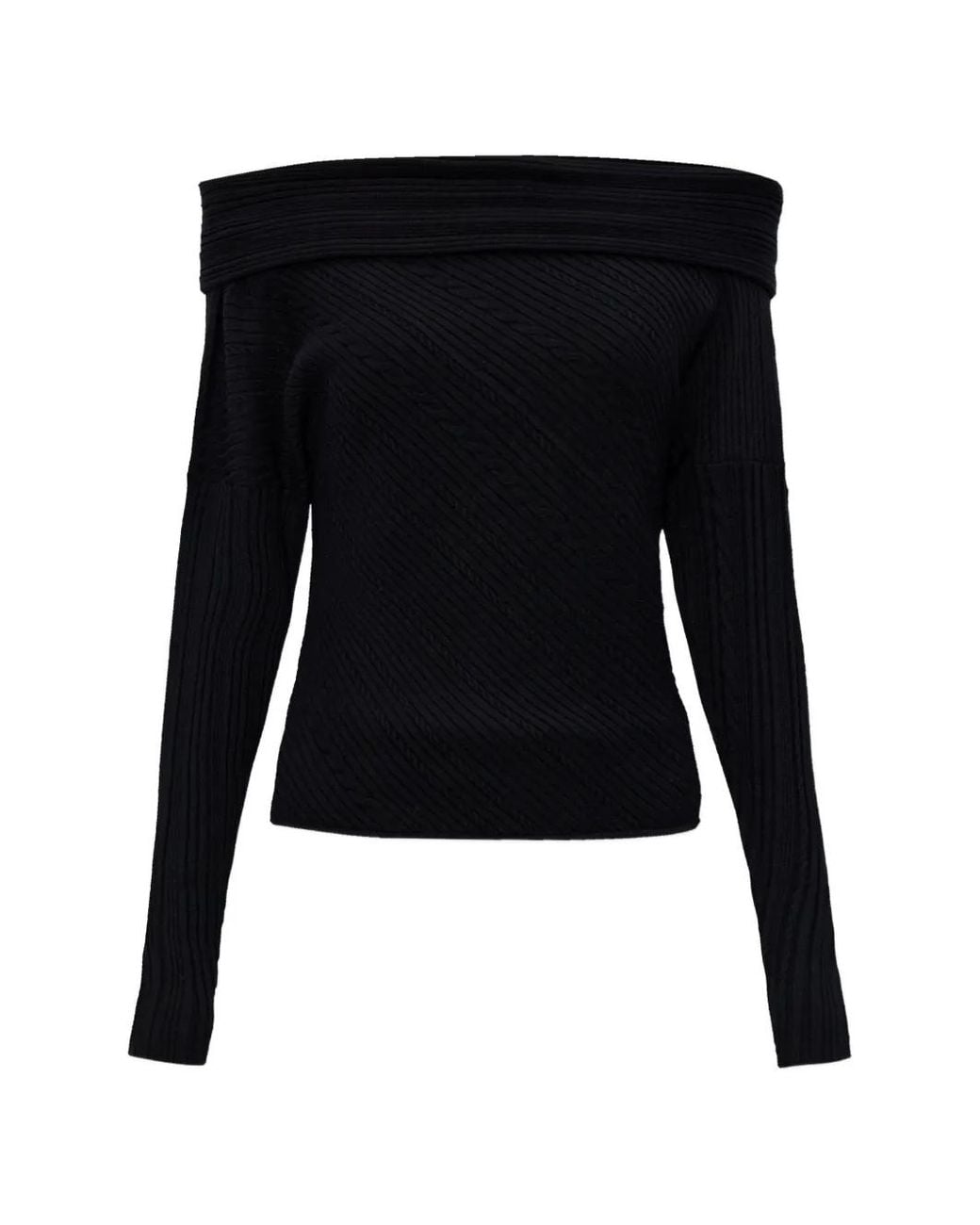 Jersey Con Hombros Descubiertos IRO de color Black