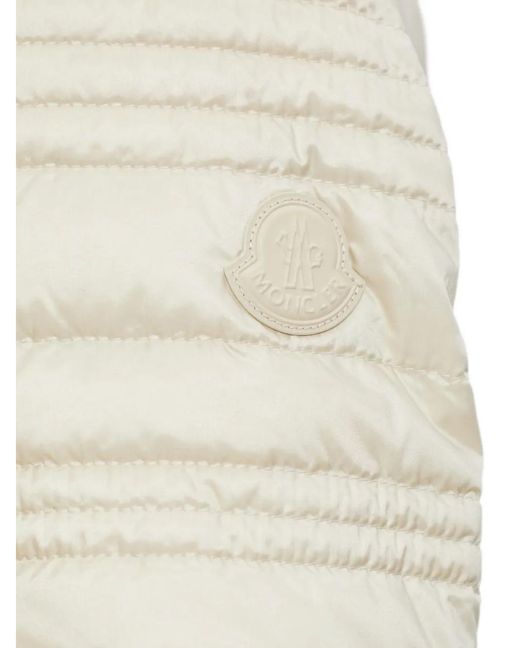 Moncler White 'Cataire' Down Jacket