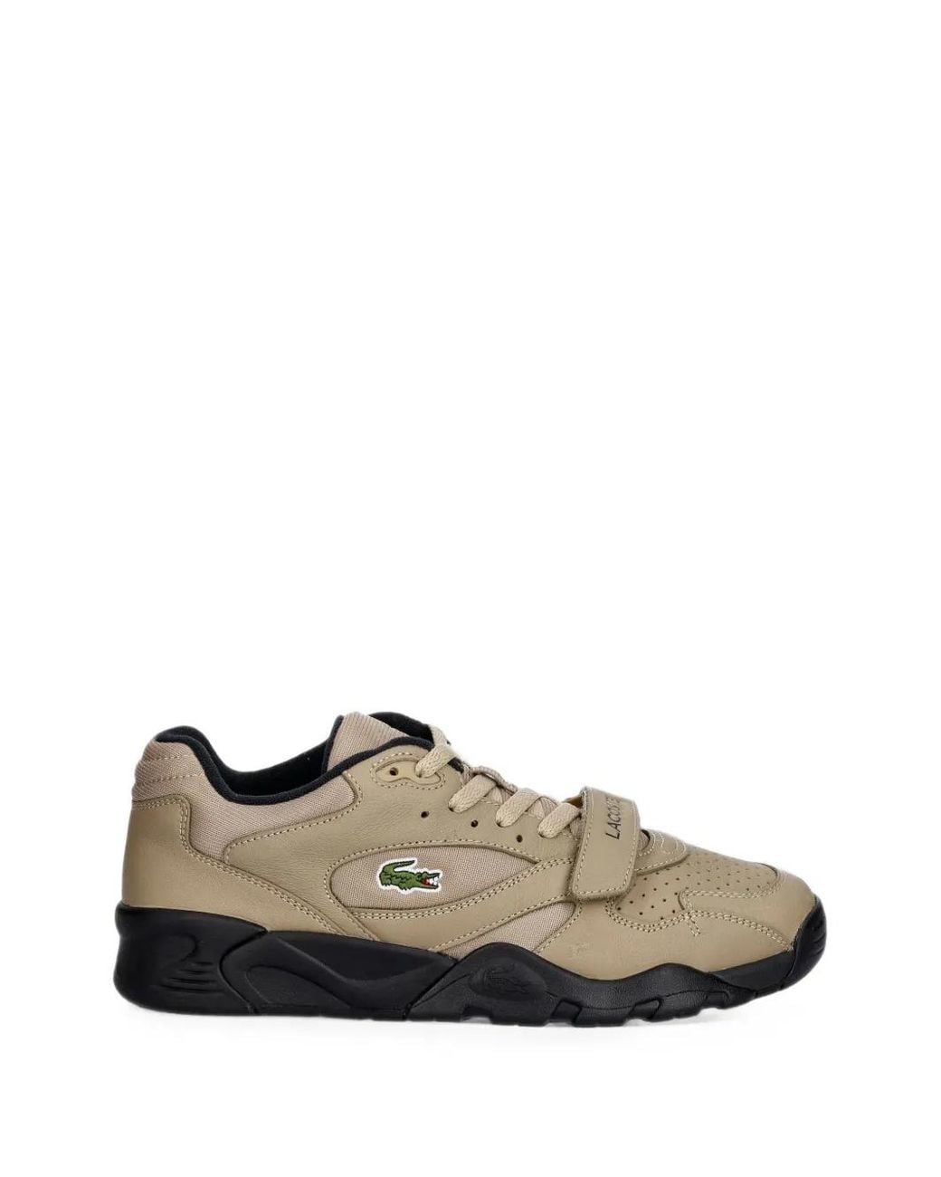 Lacoste Natural Game Trainer Pro Touch-Strap Perforated Sneakers for men