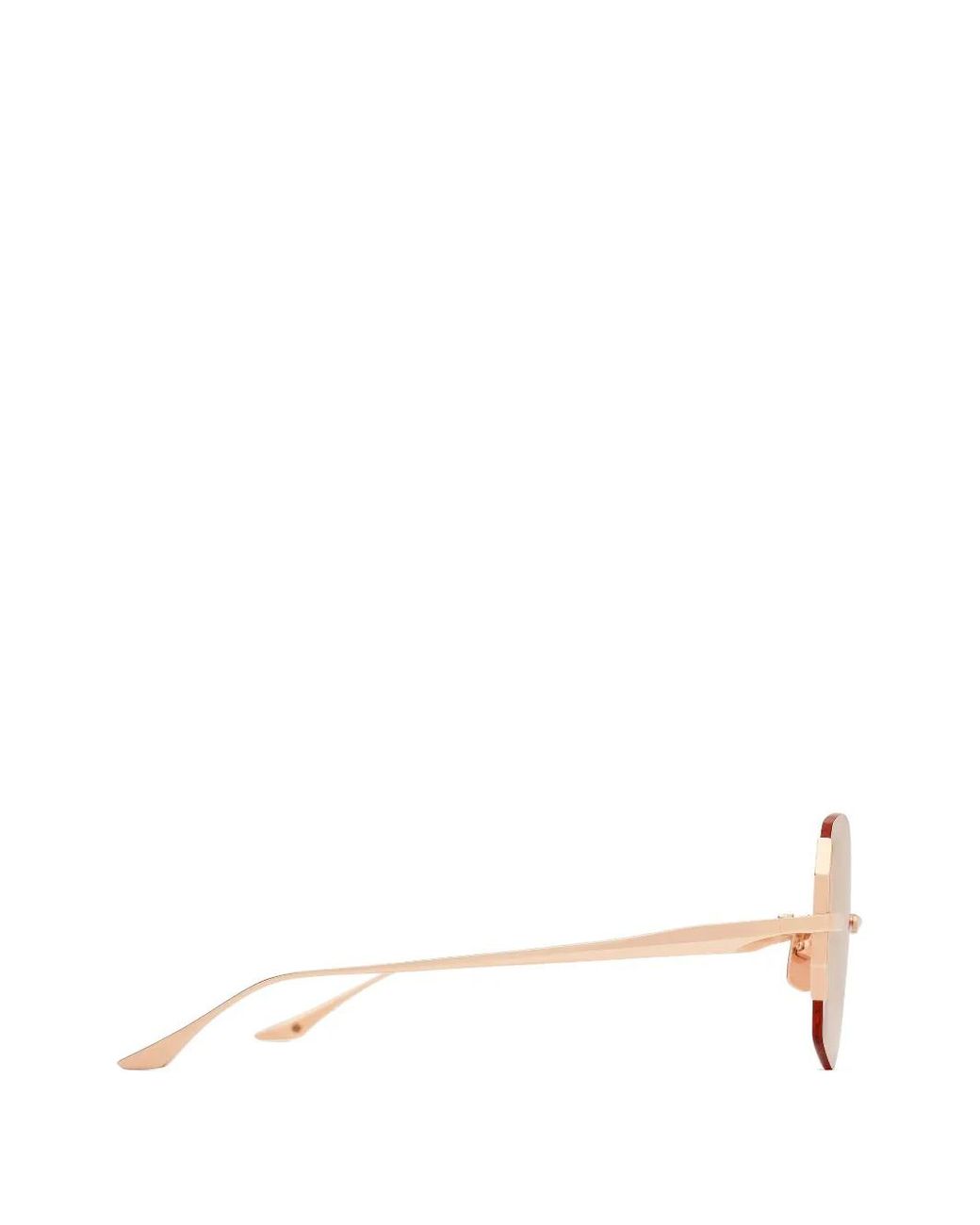Dita Eyewear Pink Geometric-Frame Sunglasses