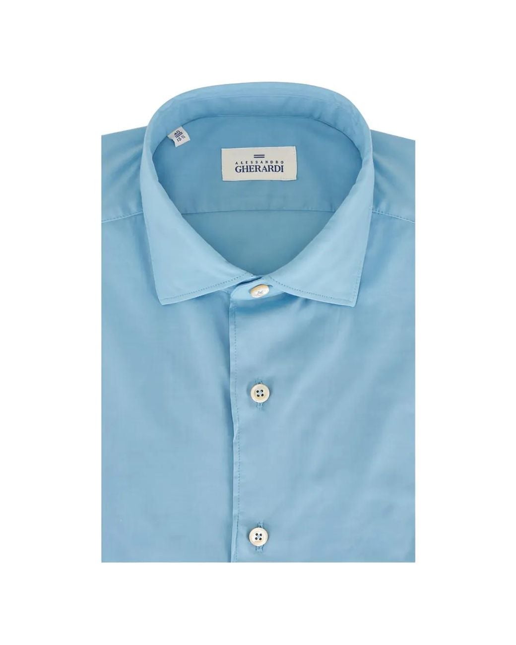 Alessandro Gherardi Blue Buttoned Shirt for men