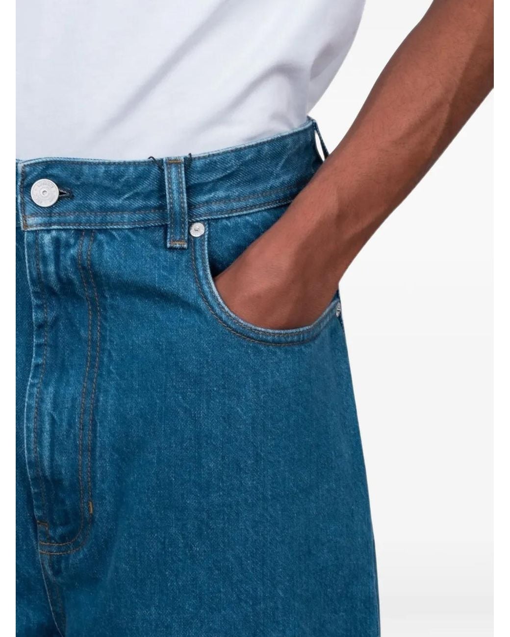 Lacoste Blue Five-Pocket Jeans for men