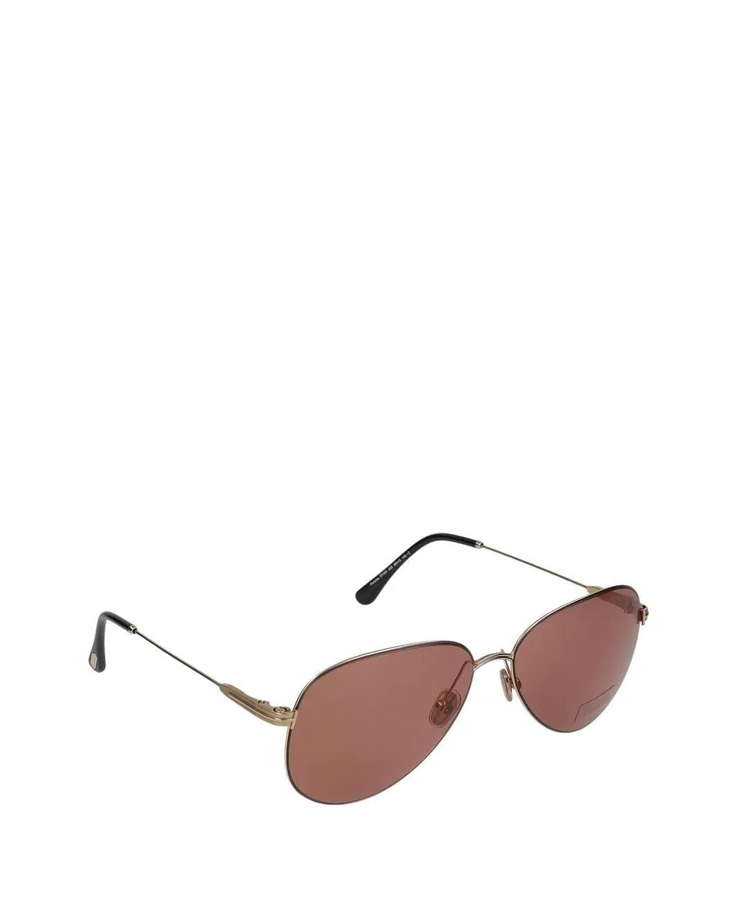 Tom Ford Brown Pilot-Frame Sunglasses