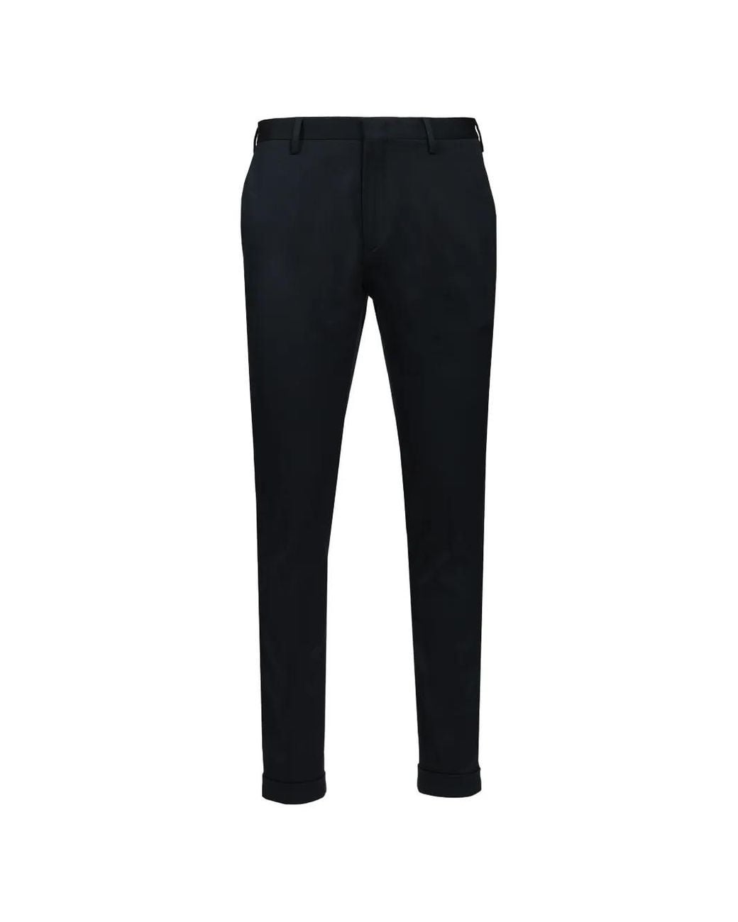 Paul Smith Black Slim-Fit Stretch-Cotton Chinos for men