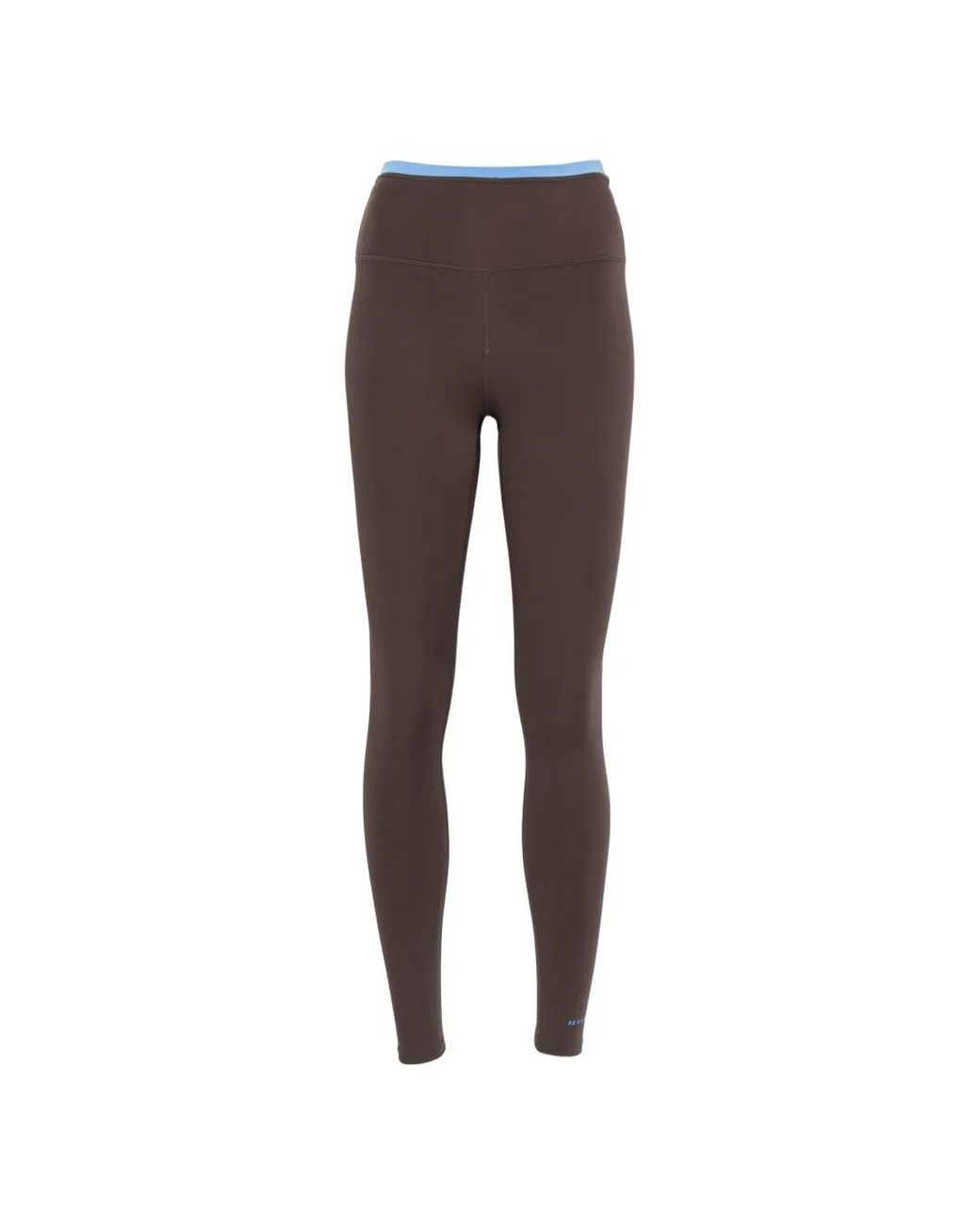 P.E Nation Gray Vita Logo-Print Leggings