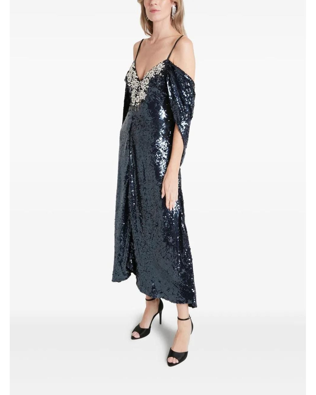 Temperley London Black Salma Gown