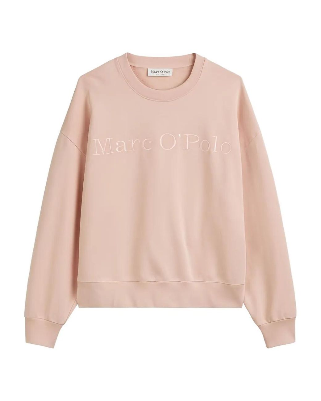 Marc O' Polo Pink Sweat À Logo Brodé