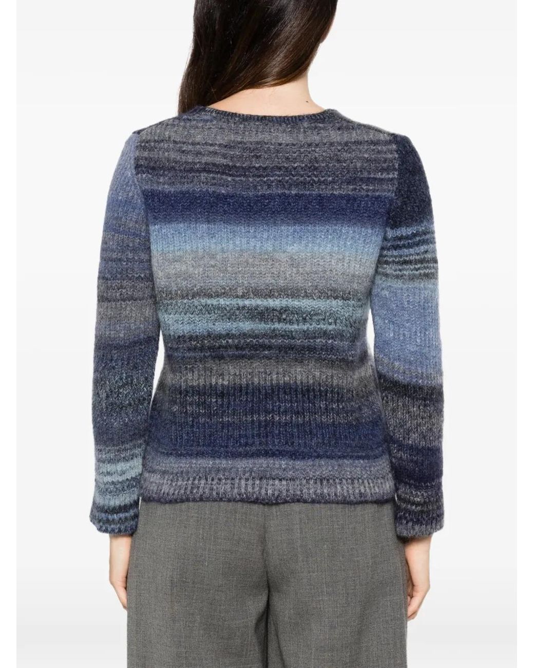 Neera Blue V-Neck Sweater