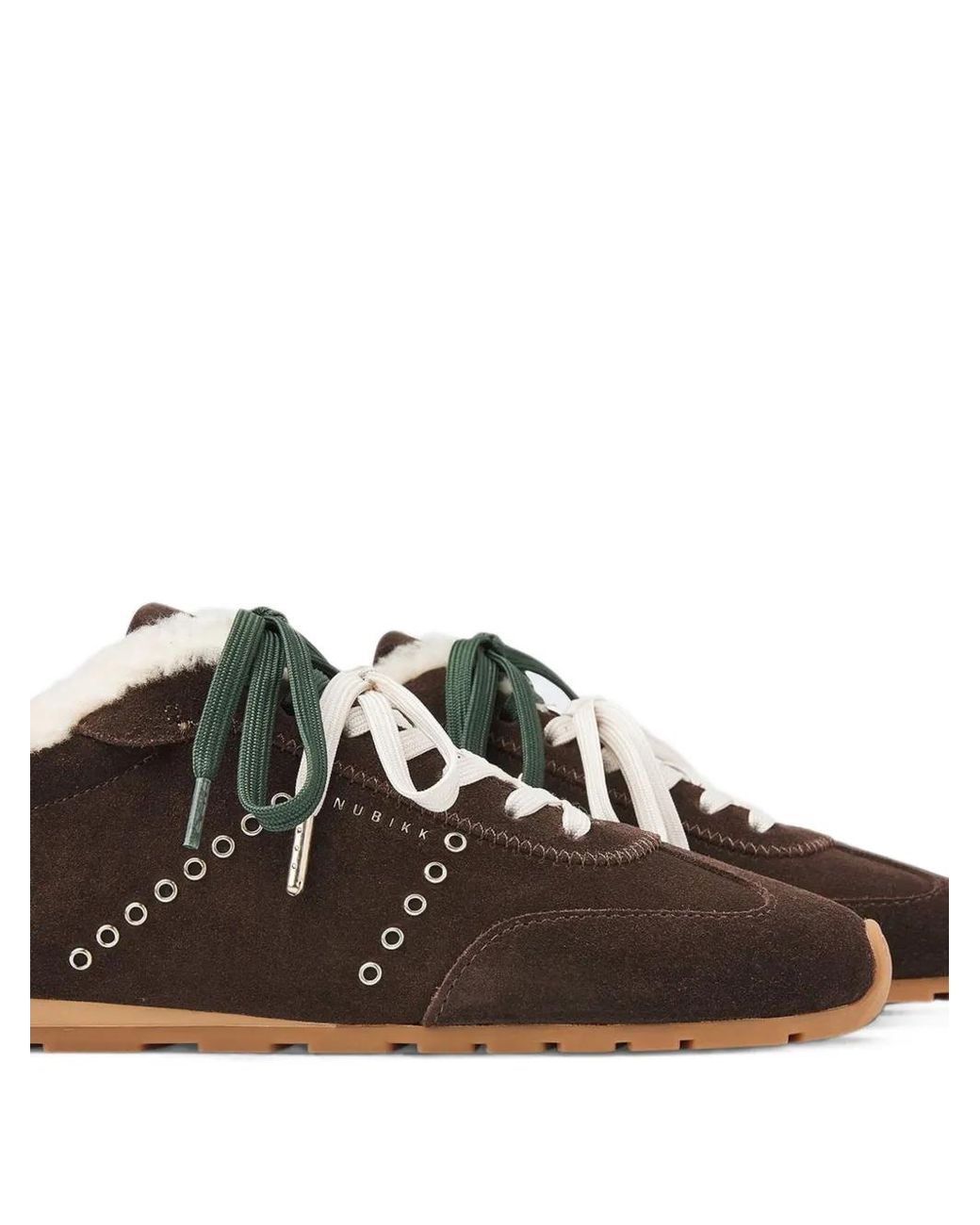 Nubikk Brown Billy Lou Fur Sneakers