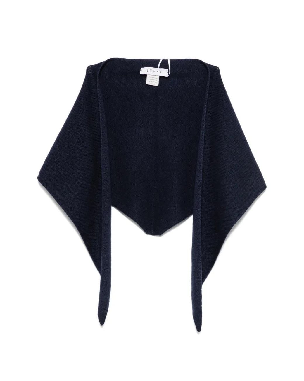 Liska Blue Triangular Scarf