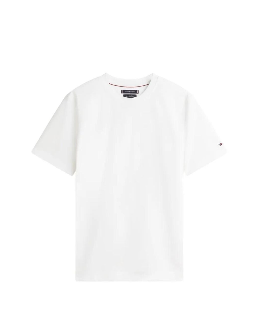 Tommy Hilfiger White Crew-Neck T-Shirt for men