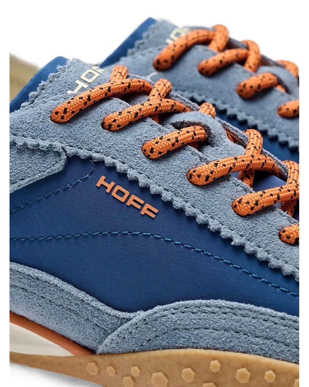 HOFF Blue Bridge Mkii Panelled Suede-Trim Sneakers