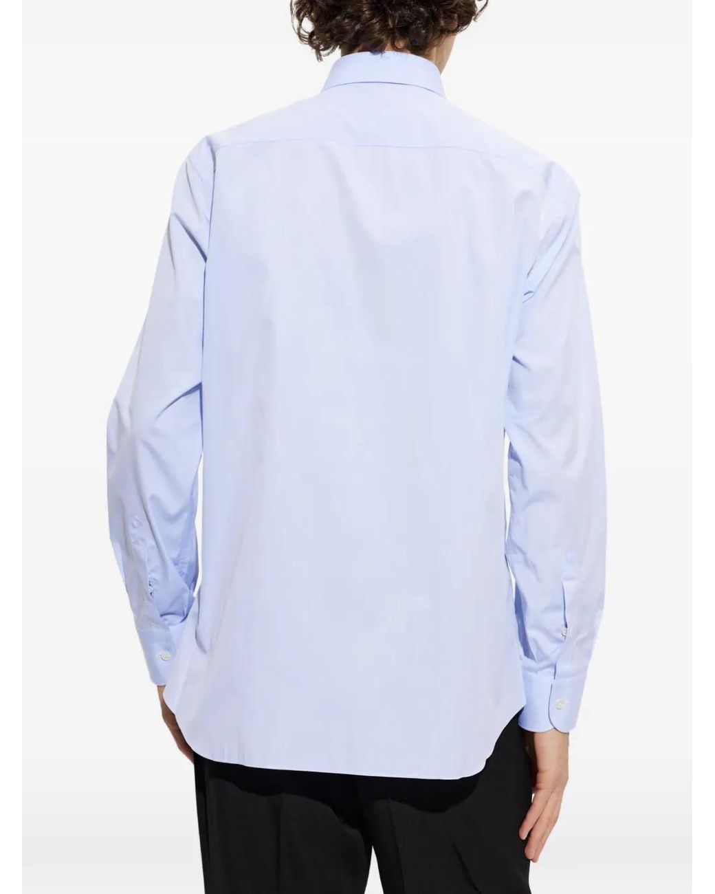 Brioni White Chemise À Manches Longues for men