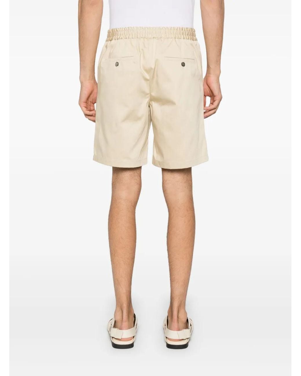 AMI Natural Cotton Chino Shorts for men