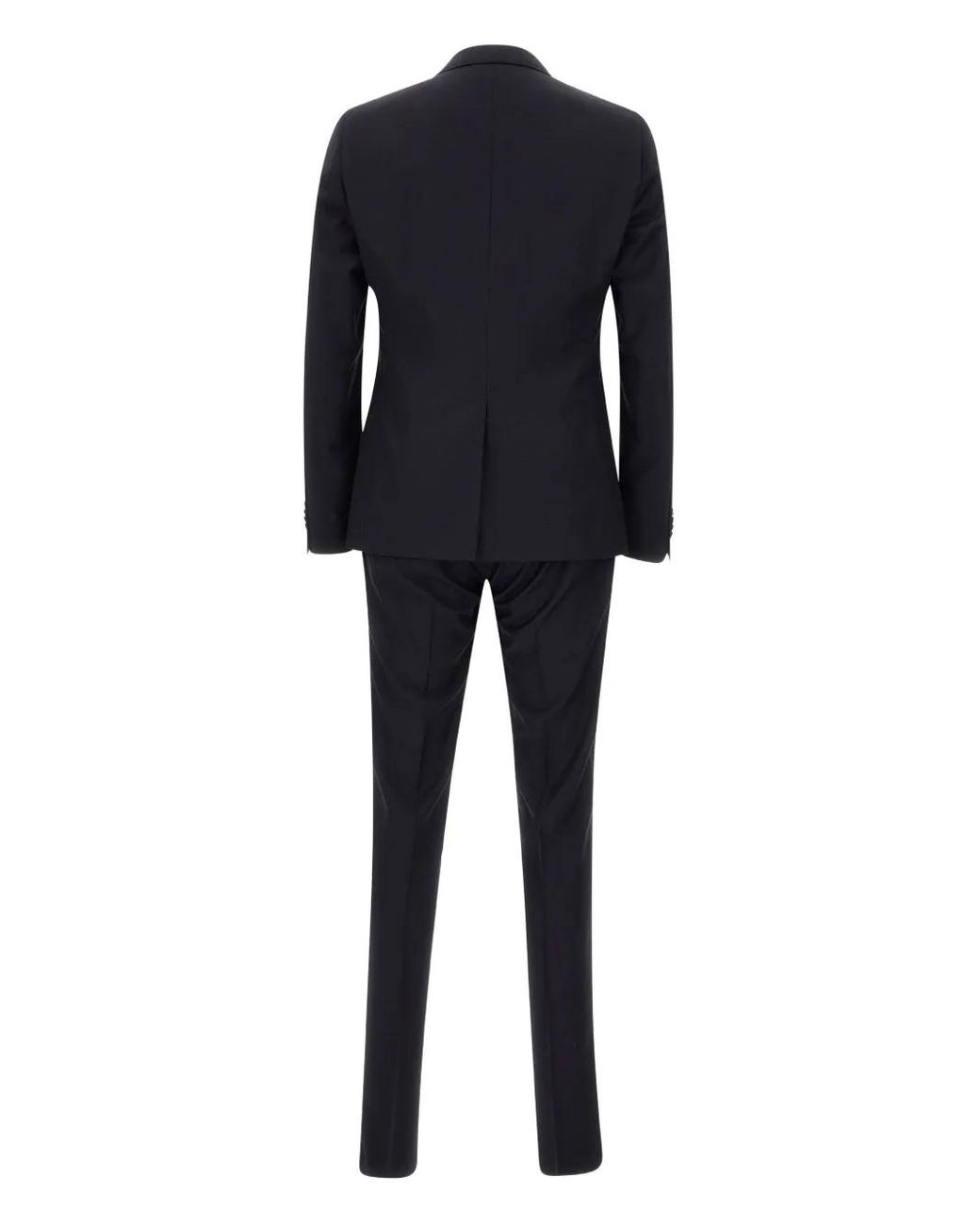 Corneliani Black Single-Breasted Suit for men