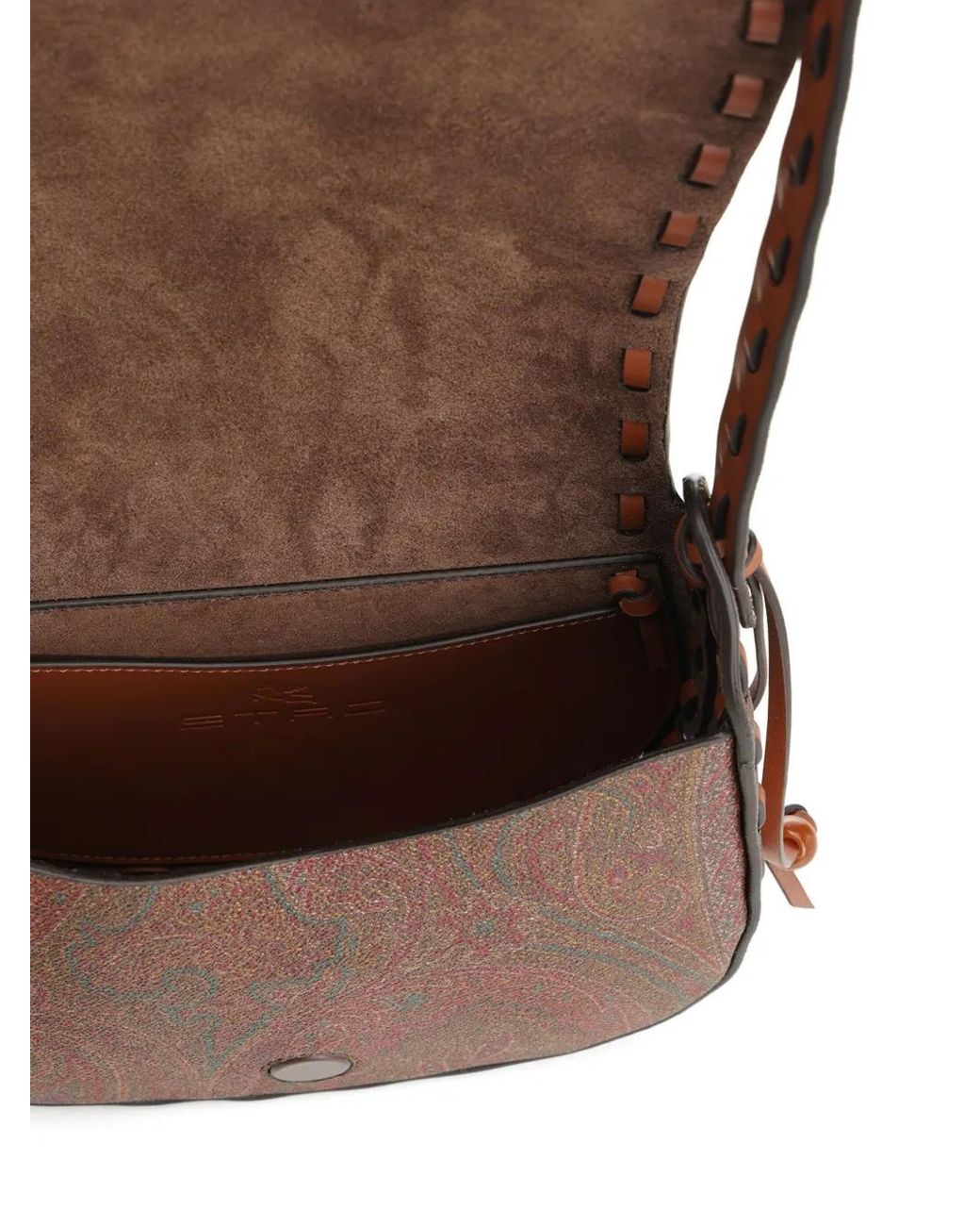 Etro White Paisley-Print Cross Body Bag