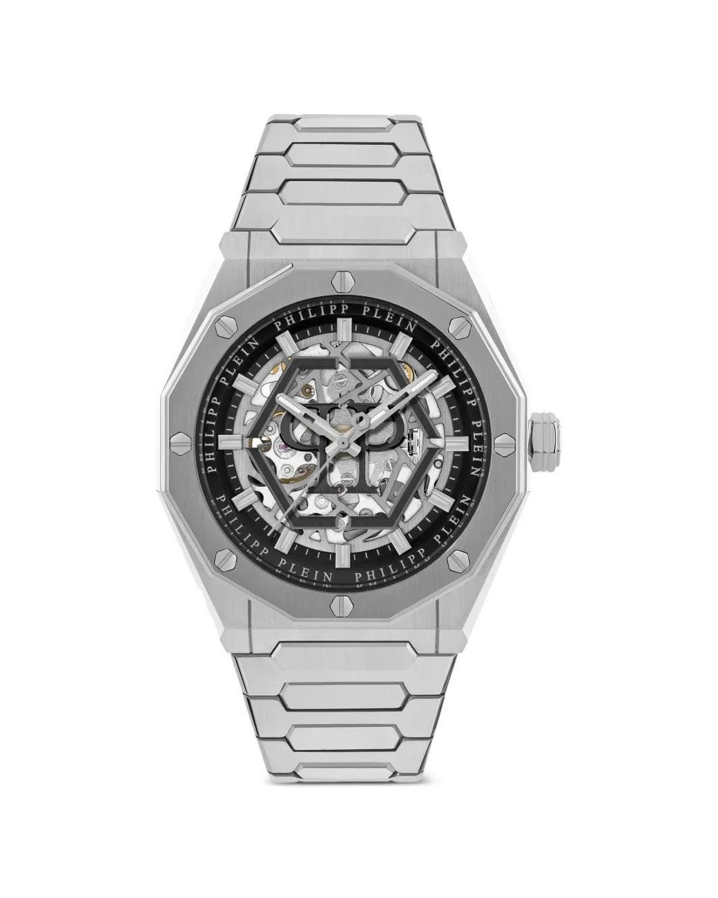 Philipp Plein Gray Montre Plein Deluxe for men
